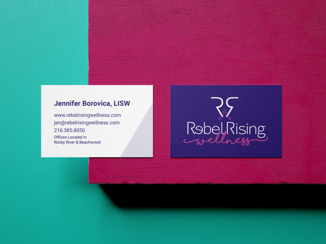 Rebel Rising Wellness Business Cards