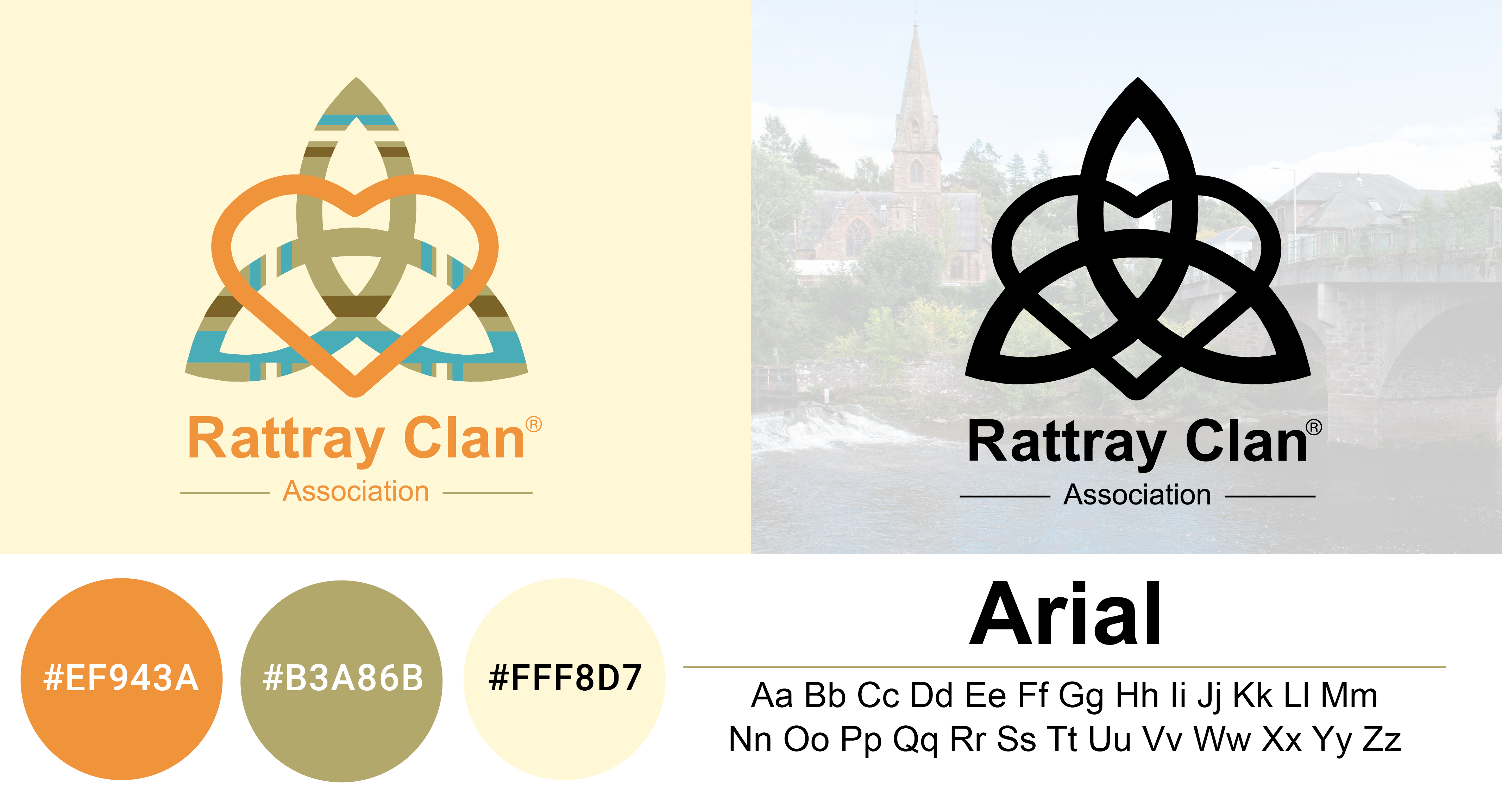 Branding for Rattray Clan Association.