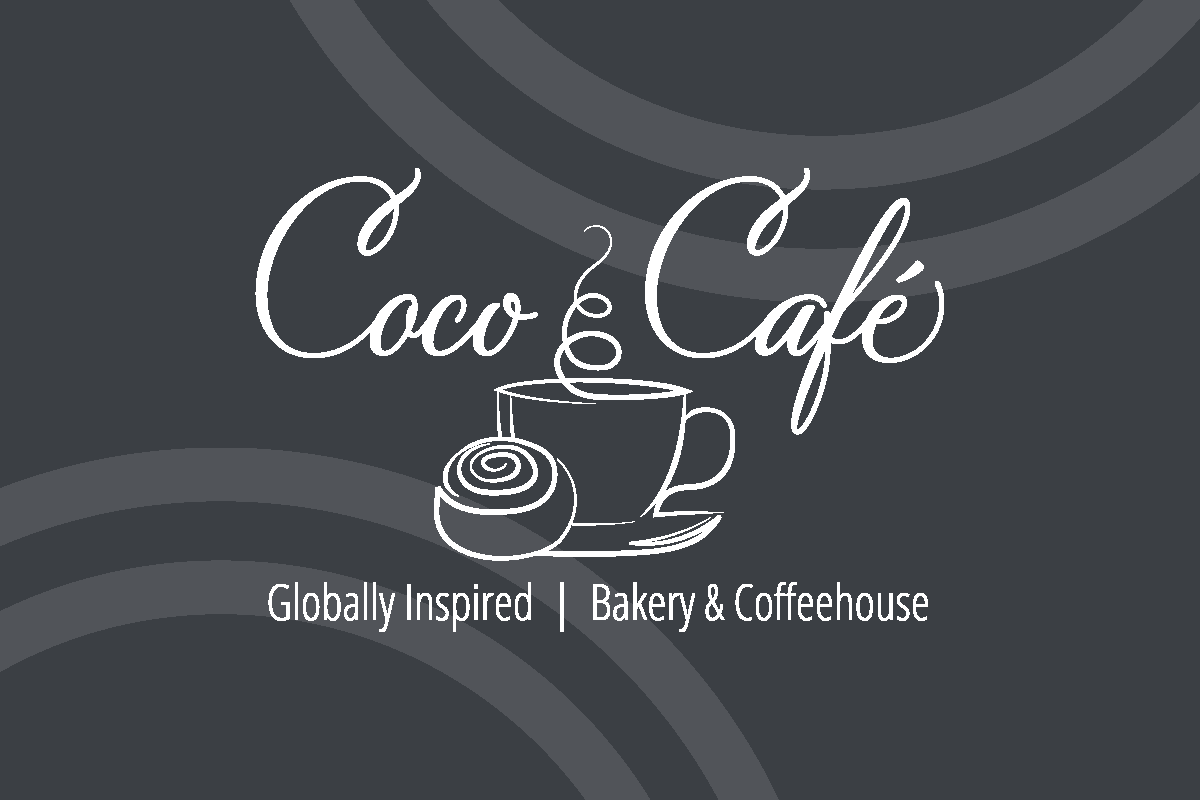 Back cover for the brand style guide of Coco Cafe.