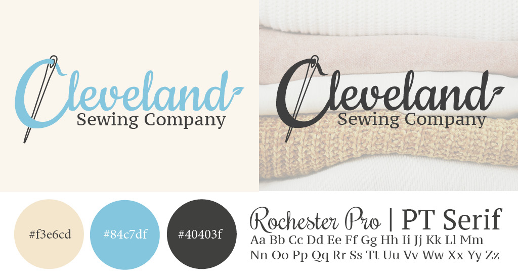Cleveland Sewing Company Type and Color Studies
